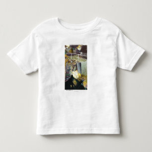 金滝および自然な橋眺め トドラーTシャツ