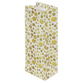 金点のワインのギフトバッグ ワインギフトバッグ (裏面アングル)