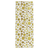 金点のワインのギフトバッグ ワインギフトバッグ (裏面)