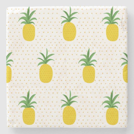 金熱帯パイナップル ストーンコースター (正面)