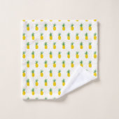 金熱帯パイナップル バスタオルセット (ウォッシュタオル)