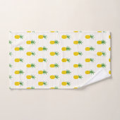 金熱帯パイナップル バスタオルセット (ハンドタオル)