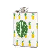 金熱帯パイナップル|モノグラム フラスク (左)