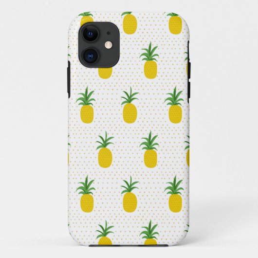 金熱帯パイナップル Case-Mate iPhoneケース (裏面)