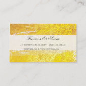 金版画家の花のエレガントな飾られたパターン 名刺 (裏面)