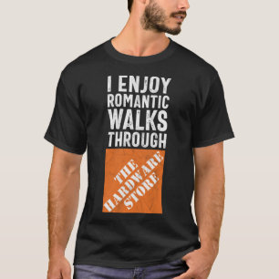 金物楽しむ屋を歩いてロマンチックだ Tシャツ