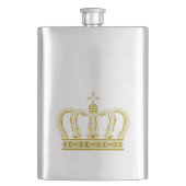 金王冠 + あなたのアイディア フラスク (正面)