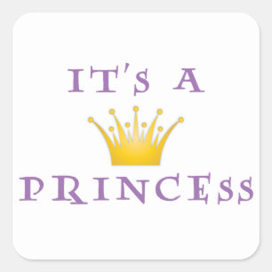 金王冠"それは魔法使いのフォントを持つプリンセス"です スクエアシール