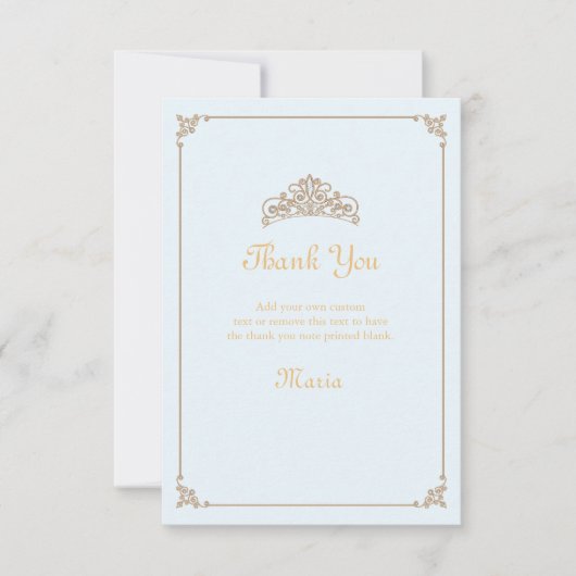 金王冠、サンキューカード サンキューカード (正面)