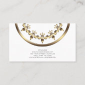 金王室のなアヤメの要素 名刺 (裏面)