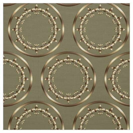 金王室のな円パターン ファブリック (見本)