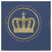 金王室のな王冠II及び星 + あなたの背部及びアイディア ファブリック (クローズアップ)