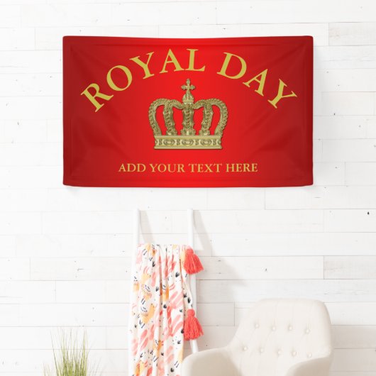 金王室のな王冠II + あなたのbackgr。 及びアイディア 横断幕 (インサイチュ)