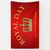 金王室のな王冠II + あなたのbackgr。 及びアイディア 横断幕 (縦)