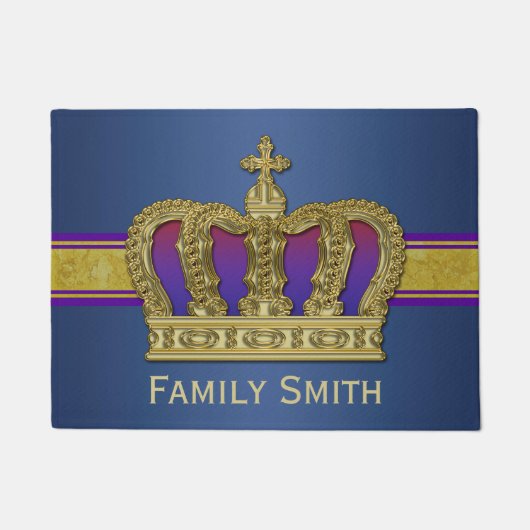 金王室のな王冠IV + あなたのbackgr。 及びアイディア ドアマット (正面)