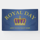 金王室のな王冠IV + あなたのbackgr。 及びアイディア 横断幕 (横)