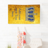 金王室のな王冠V + あなたのbackgr。 及びアイディア 横断幕 (インサイチュ)