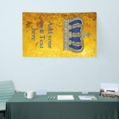 金王室のな王冠V + あなたのbackgr。 及びアイディア 横断幕 (トレードショー)