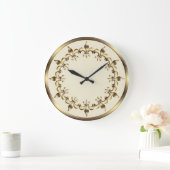 金王室のの円の要素。フルーア-de-Lis. ラージ壁時計 (ホーム)