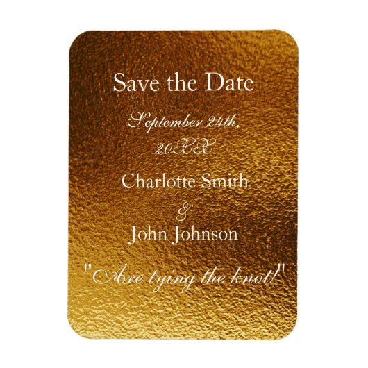 金王室のパーソナライズされた色の光沢を保存 マグネット (縦)