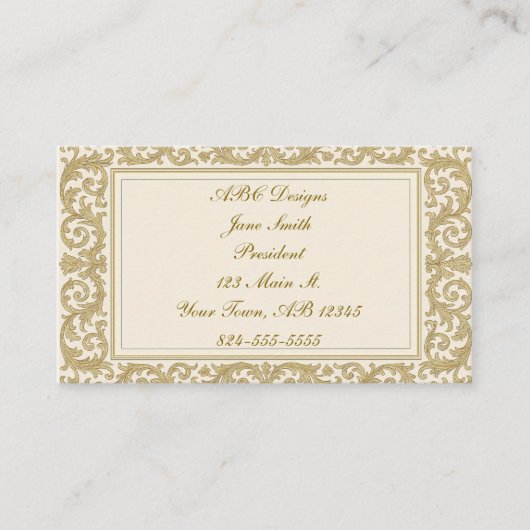 金王室の巻名刺代 名刺 (正面)