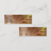 金球体のプロフィールカード スキニー名刺 (正面/裏面)