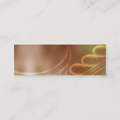 金球体のプロフィールカード スキニー名刺 (裏面)