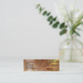 金球体のプロフィールカード スキニー名刺 (スタンド正面)