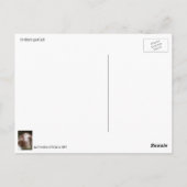 金生まれたばかりの頭ヤギ子はがき ポストカード (裏面)