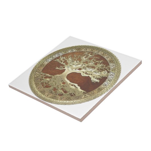 金生命の樹 タイル (側面)