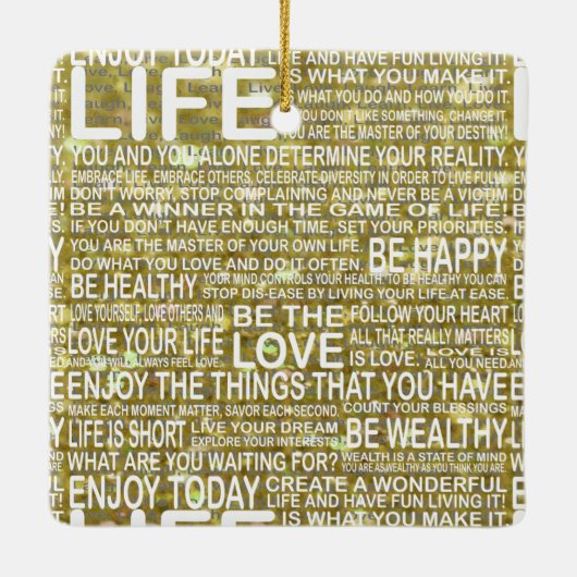 金生命オーナメント セラミックオーナメント (裏面)