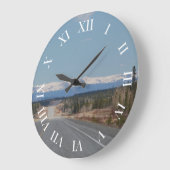 金田のワンダールハイウェイ ラージ壁時計 (傾斜)