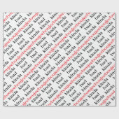 金田坊主 ラッピングペーパー (フラット)