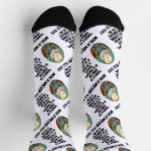 金疑問に思理哲学の礎となるものなり ソックス (上部)