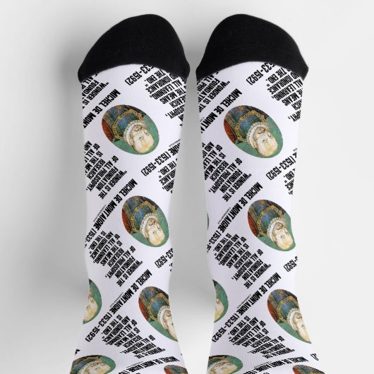 金疑問に思理哲学の礎となるものなり ソックス (上部)