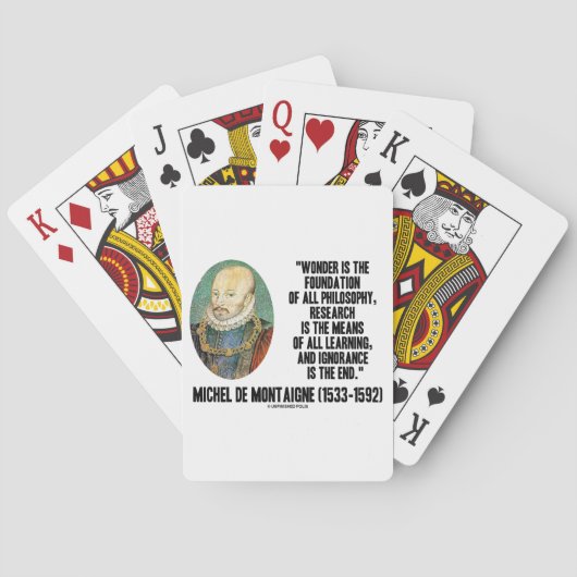 金疑問に思理哲学の礎となるものなり トランプ (裏面)