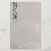 金白熱［赤熱］光を放つ属きらめく価格表フライヤー チラシ (裏面)