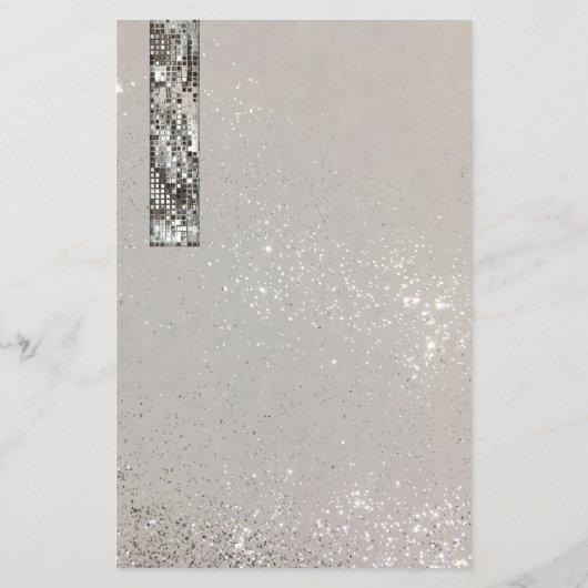 金白熱［赤熱］光を放つ属きらめく価格表フライヤー チラシ (裏面)