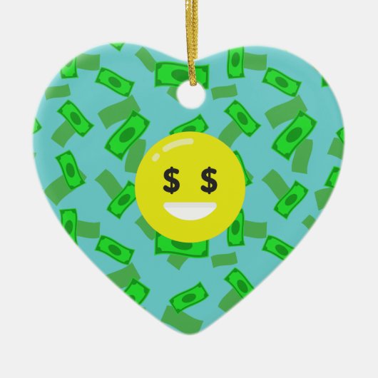 金目絵文字 セラミックオーナメント (正面)