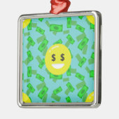 金目絵文字 メタルオーナメント (左)