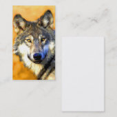 金目(オオカミ)の名刺 名刺 (正面/裏面)