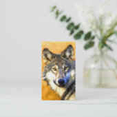 金目(オオカミ)の名刺 名刺 (スタンド正面)