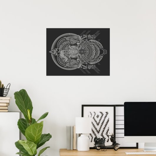 金砂 ポスター (ホームオフィス)