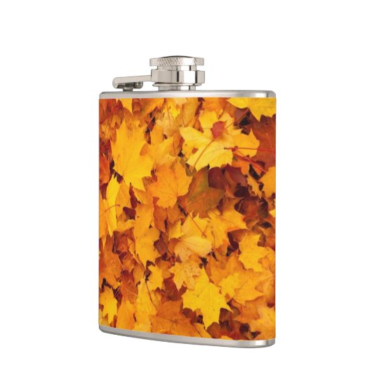 金秋の葉 フラスク (左)