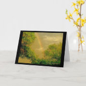 金空の虹 カード (黄色い花)