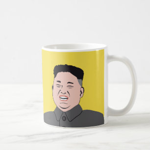 金笑うJong国連- 2つのイメージ コーヒーマグカップ