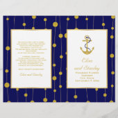 金箔いかり航海のの結婚折り畳みプログラム (正面)