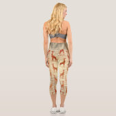 金箔に輝くキリン カプリレギンス (裏面)