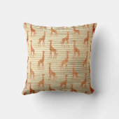 金箔に輝くキリン クッション (裏面)