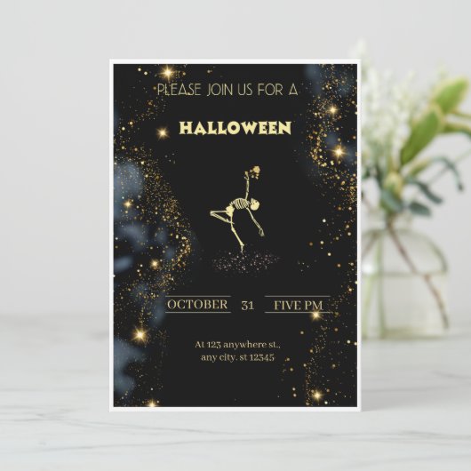 金箔のエレガンス – 夜の秘密を明らかにする！ 招待状 (スタンド正面)